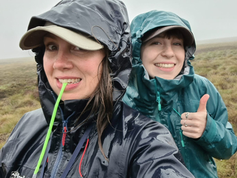 Tessa and Lucy in Bransdale