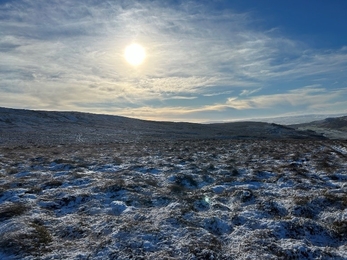 Winter sunset over Kingsdalw