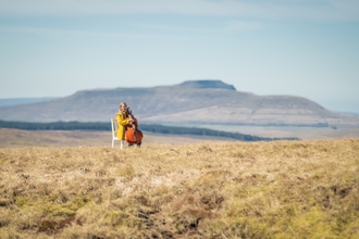 Image of Sarah Smout, Ingleborough beyond © Film on the Brain