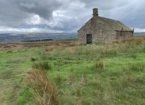 View from Denton estate across Lower Wharfedale